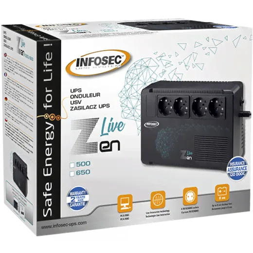 Infosec ZEN LIVE 650VA - 2