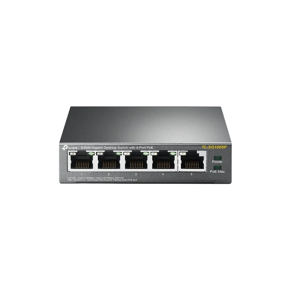 TP-Link TL-SG1005P - 5 Ports Gigabit dont 4 PoE - 1