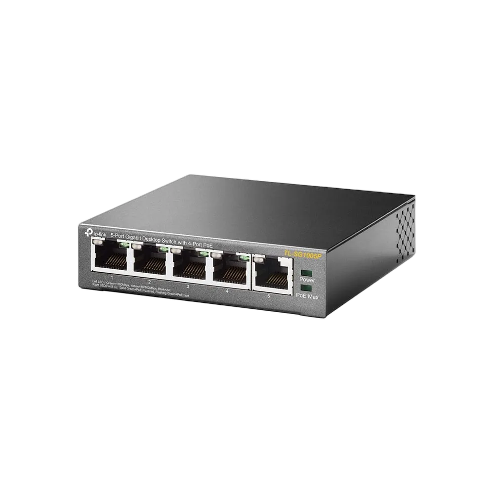 TP-Link TL-SG1005P - 5 Ports Gigabit dont 4 PoE - 2